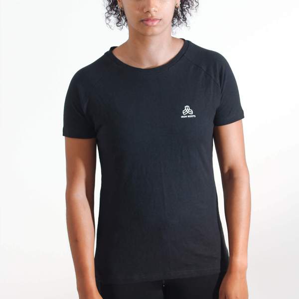 Iron Roots Women's Performance Blend T-Shirt - Black from Iron Roots Iron Roots Women's Performance Blend T-Shirt - Black from Iron Roots