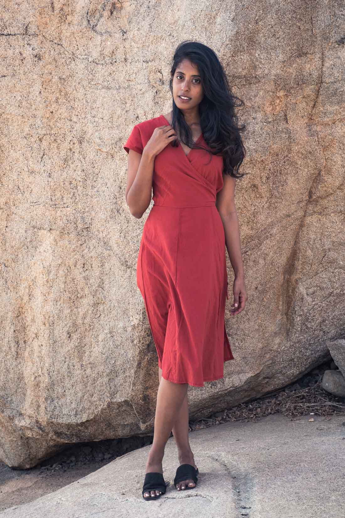 Dress Kali Ruby from Jyoti - Fair Works Dress Kali Ruby from Jyoti - Fair Works