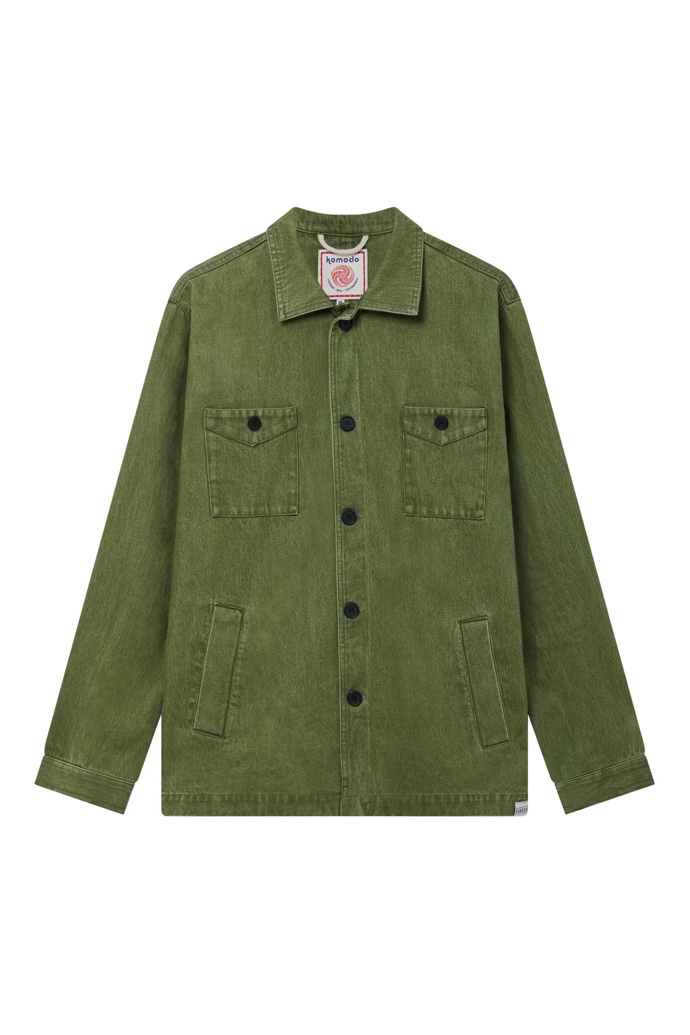 Project Cece | STANLEY Overshirt - Green Wash