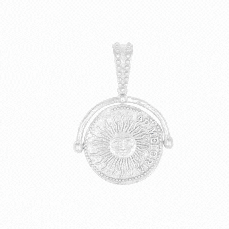 Ad Astra Charm Silver via Loft & Daughter