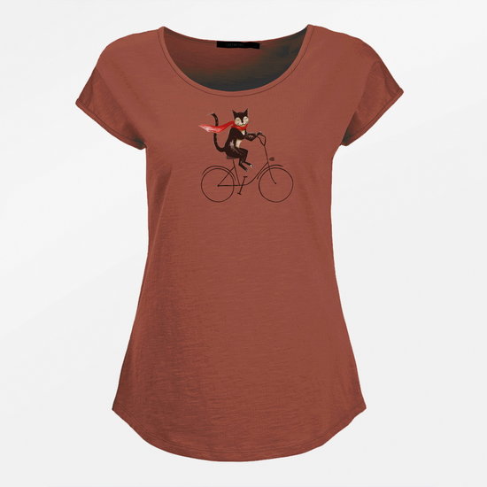 Bio katoenen shirt Bike Cat from Lotika Bio katoenen shirt Bike Cat from Lotika