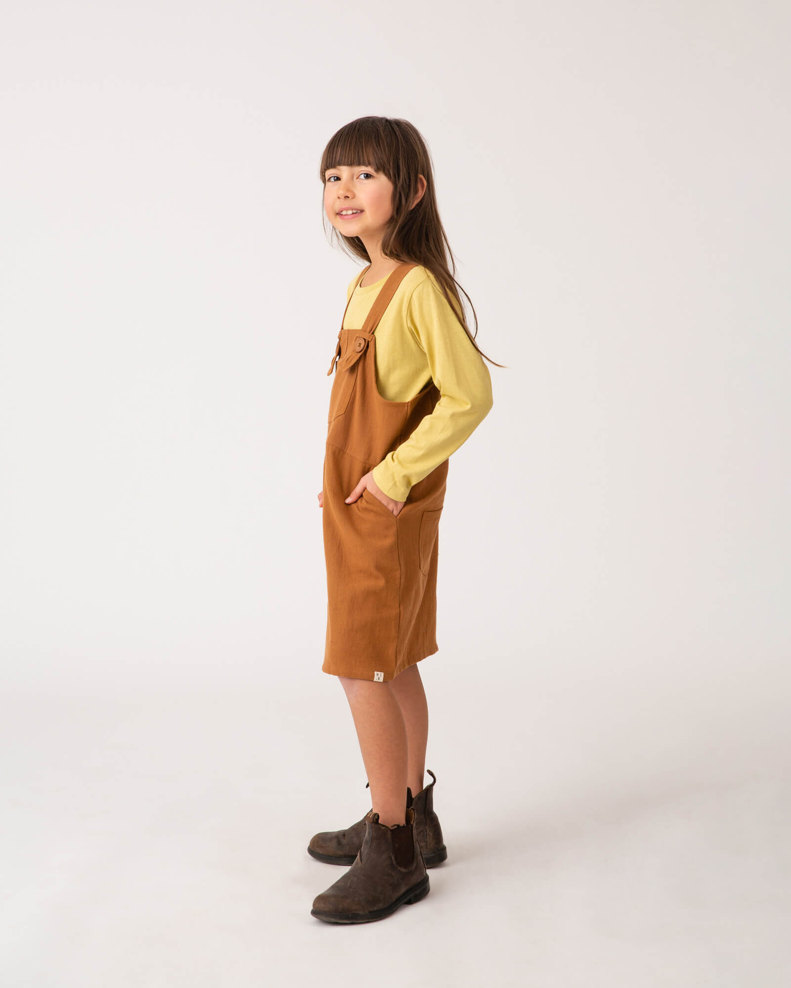 ワンピース Apolina 2025SS / Bessie Pinafore ワンピース Apolina 2025SS / Bessie Pinafore Cotton woven