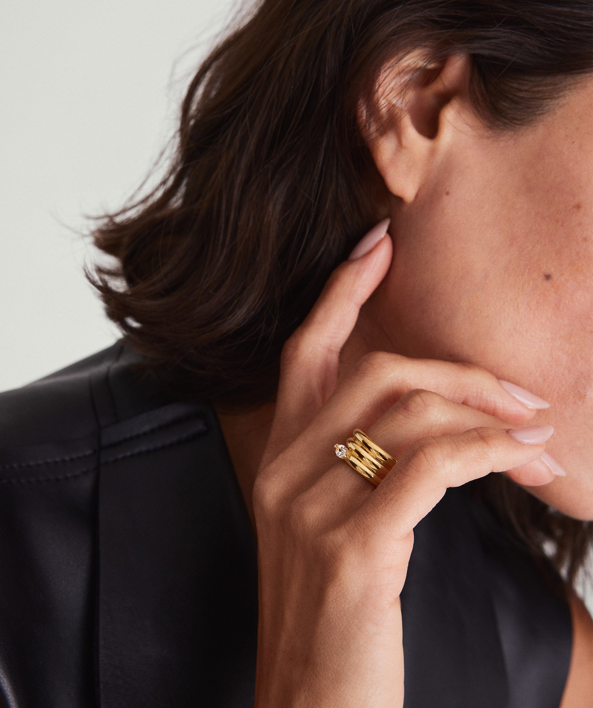 【大セール】 MEJURI Boa Gemstone Coil リング 18k Gold Vermeil Boa Gemstone Coil Ring - Jewelry | Mejuri
