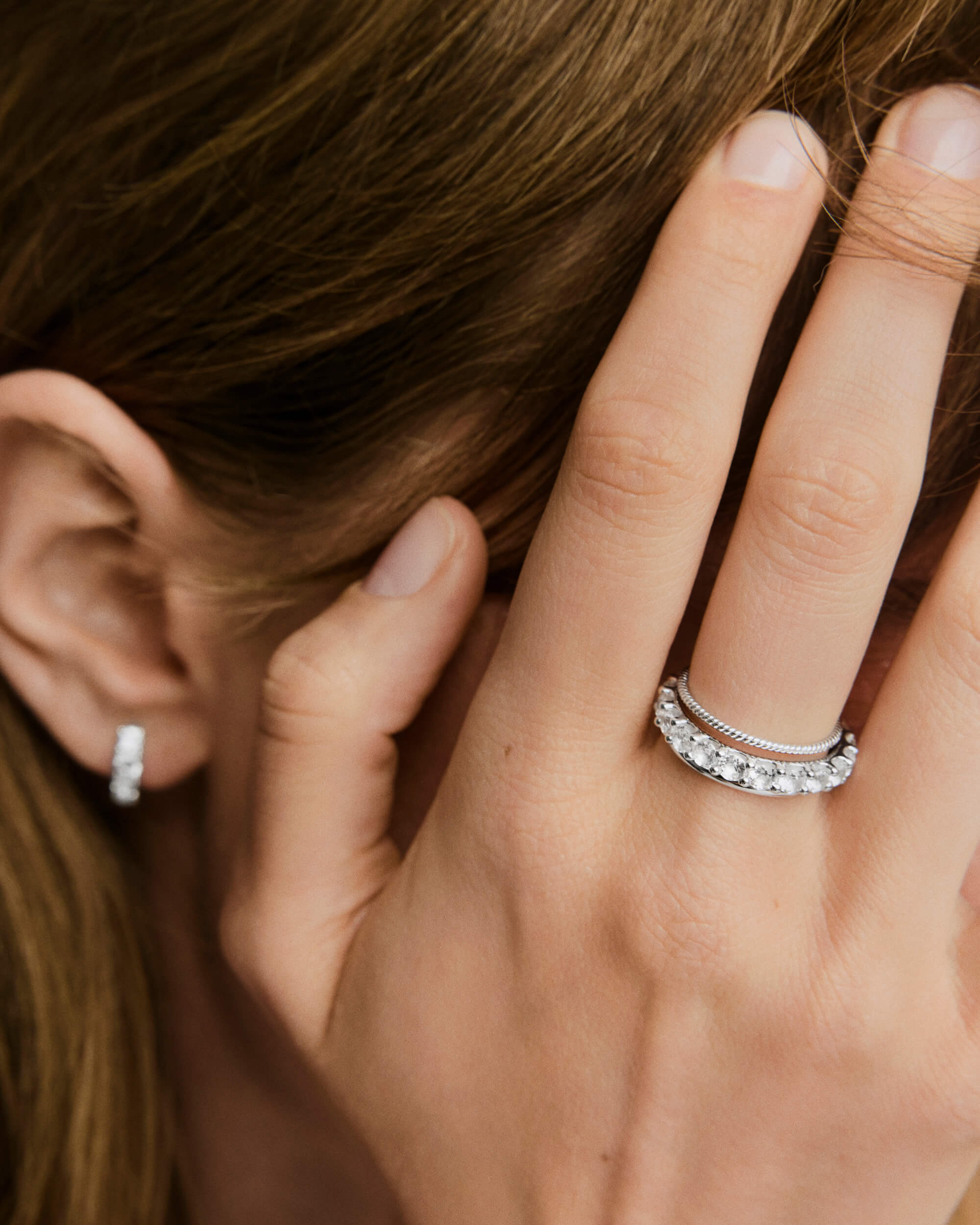Project Cece | Aurora Lab Grown Sapphire Eternity Ring