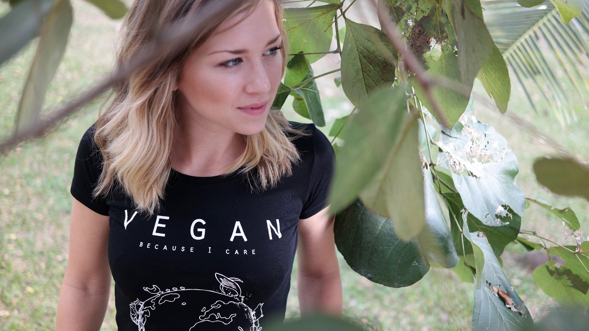 Vegan Planet (Care) - Fitted T-Shirt from Noha Vegan Planet (Care) - Fitted T-Shirt from Noha