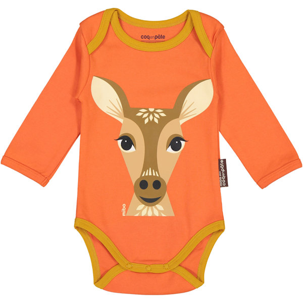 Eco-friendly set van romper en slab met hertje print from Olifant en Muis Eco-friendly set van romper en slab met hertje print from Olifant en Muis