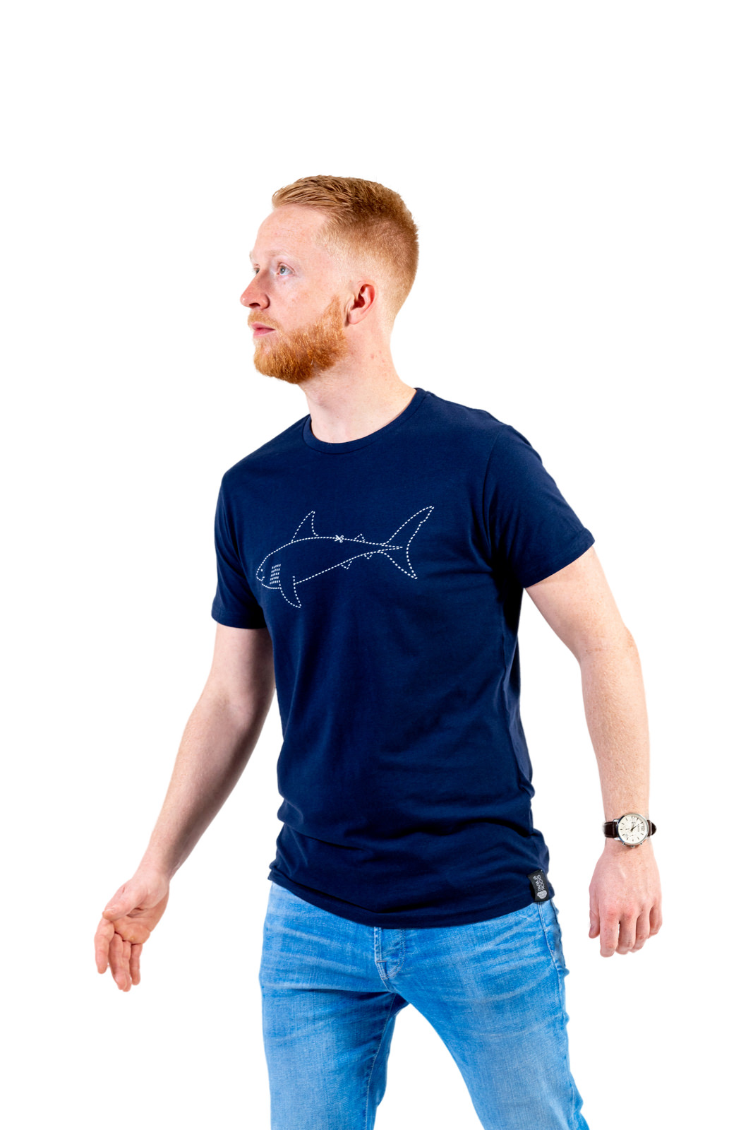 SHARK organic heren t-shirt from PapajaRocks SHARK organic heren t-shirt from PapajaRocks