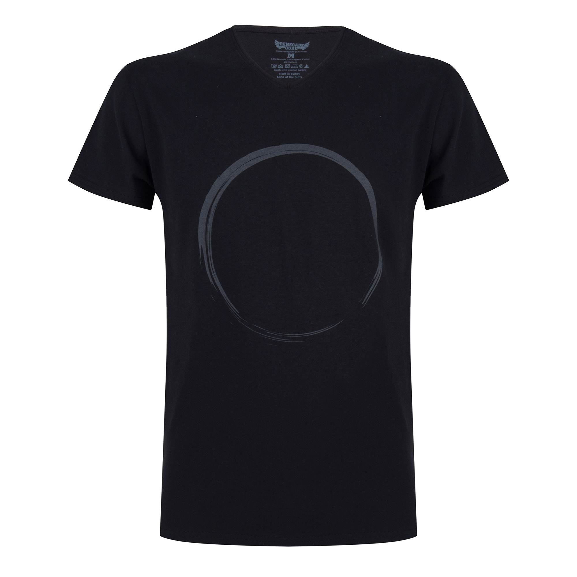 Yoga Tee Moksha Zen – Urban Black from Renegade Guru Yoga Tee Moksha Zen – Urban Black from Renegade Guru