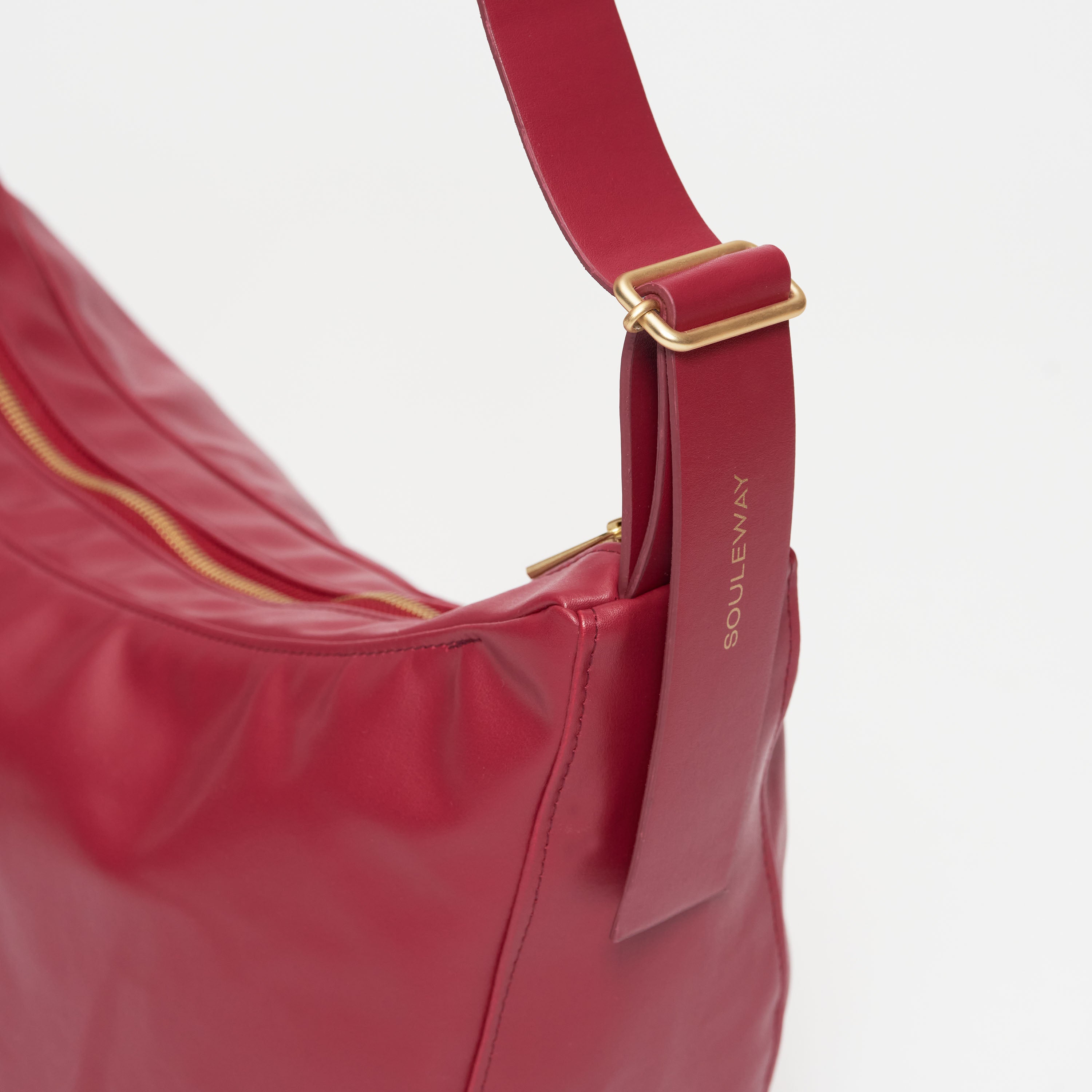 Project Cece | Half Moon Bag - Cherry Red