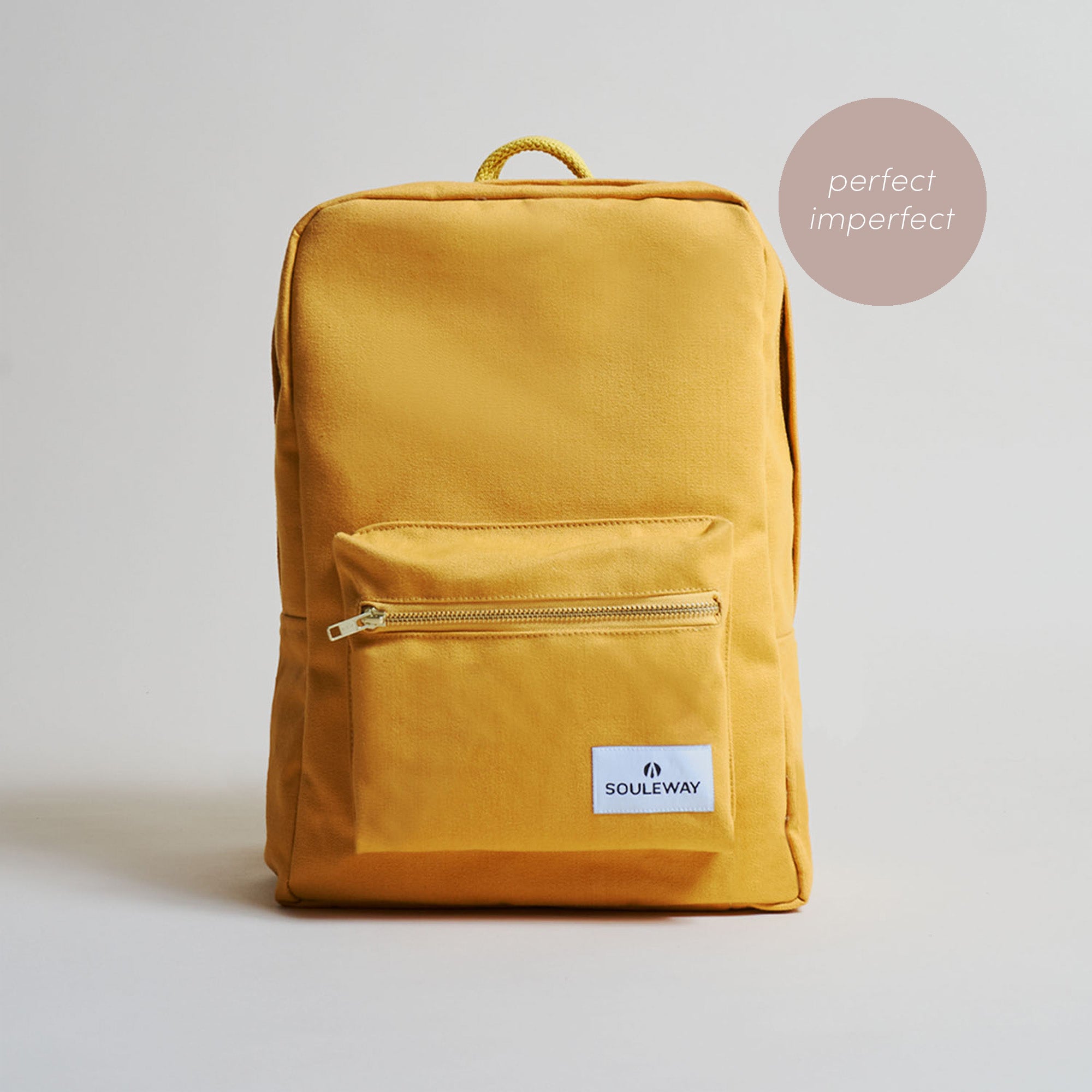 Casual Backpack imperfect Mustard Yellow