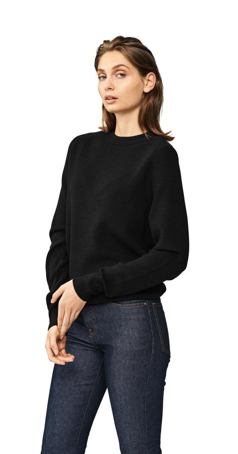 The Crewneck Sweater - Black from Teym The Crewneck Sweater - Black from Teym