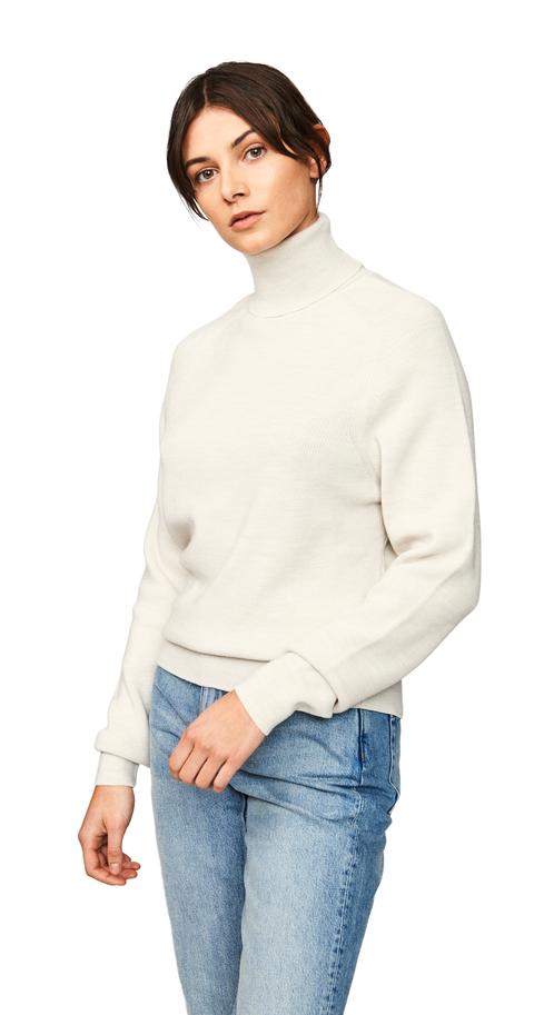 The Turtleneck Sweater - White from Teym The Turtleneck Sweater - White from Teym