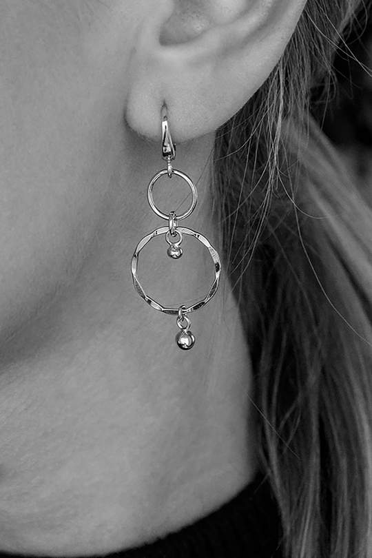 Galactic statement earring sterling silver from thegreenlabels.com Galactic statement earring sterling silver from thegreenlabels.com