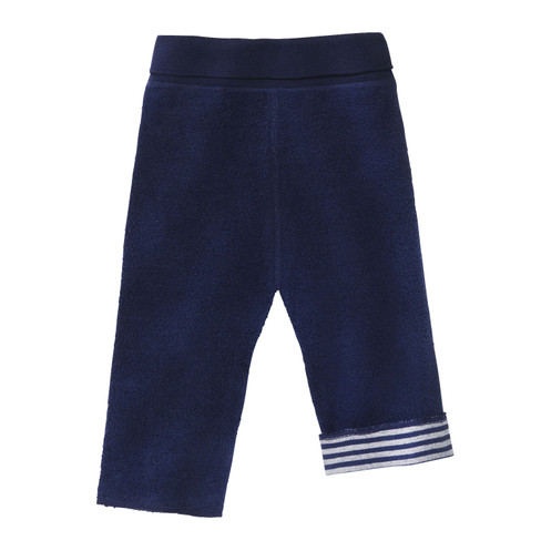 minibär Omkeerbare fleece babybroek, blauw/naturel from Waschbär minibär Omkeerbare fleece babybroek, blauw/naturel from Waschbär