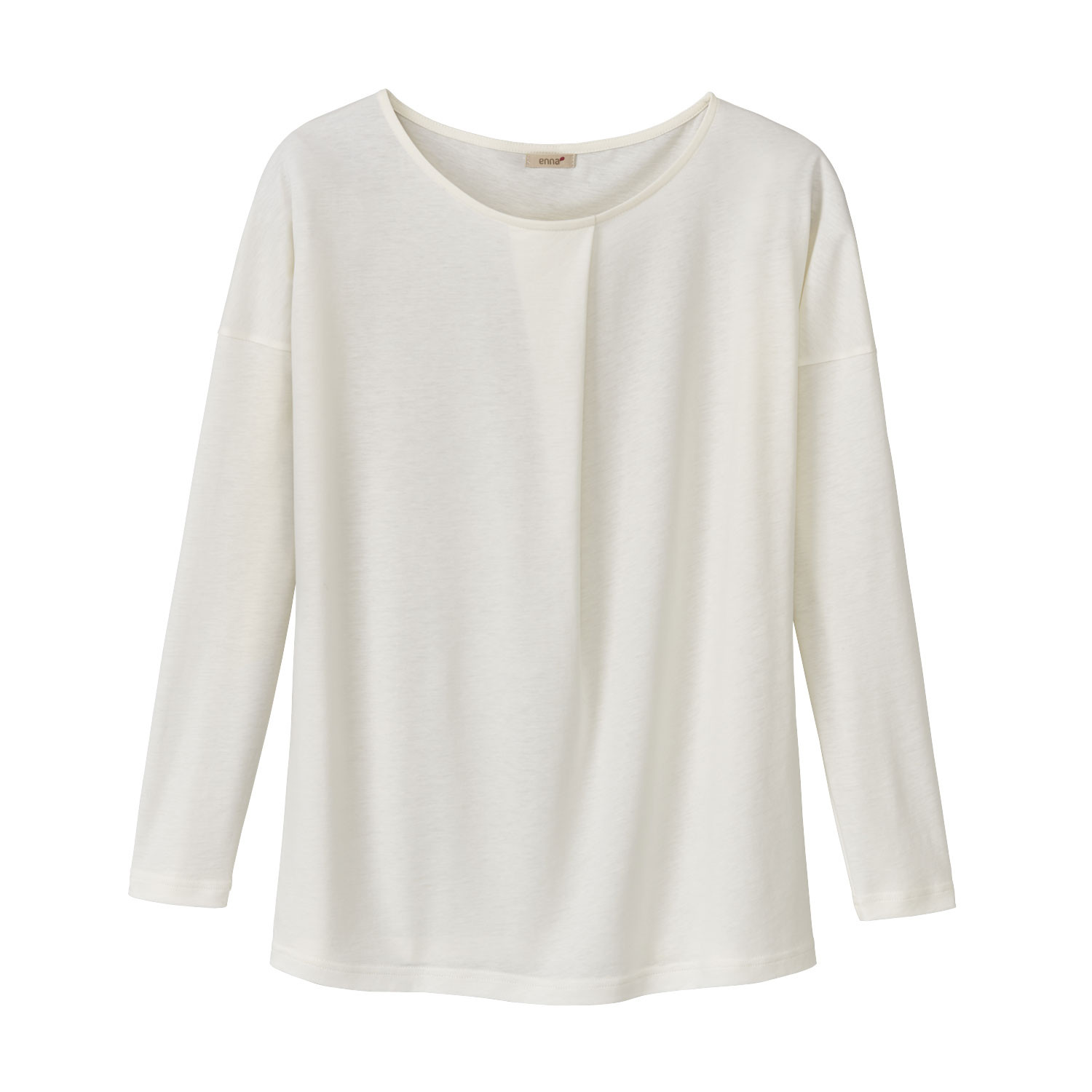 enna Shirt met lange mouw en wijdteplooi van TENCEL™, naturelwit | Waschbär Eco-Shop from Waschbär enna Shirt met lange mouw en wijdteplooi van TENCEL™, naturelwit | Waschbär Eco-Shop from Waschbär